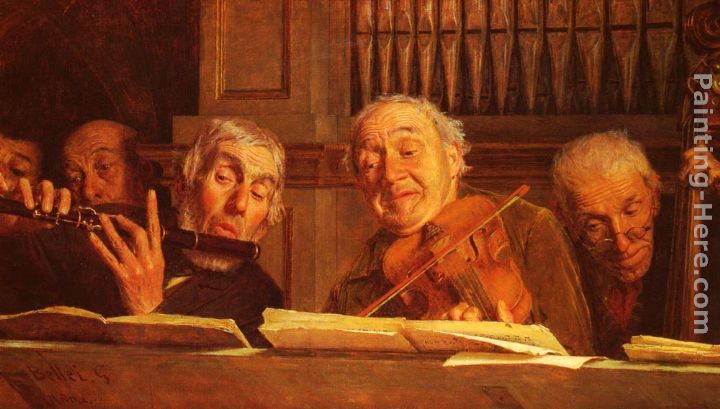 Gaetano Bellei Five Members of an Orchestra